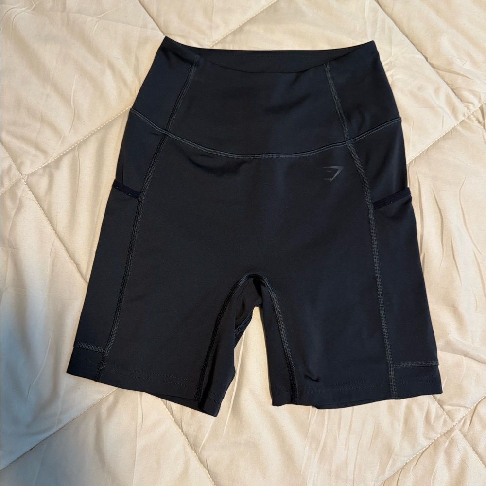 Gymshark Black Pocket Shorts - Size XS